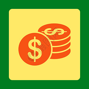美元硬币图标银行贸易按钮货币基金经济银行业金子现金金融图片