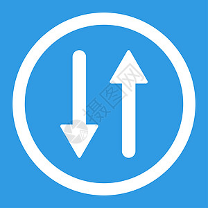交换垂直平面白颜色四轮光栅图标 W倒置指针字拖镜子变体箭头方法背景蓝色字形图片