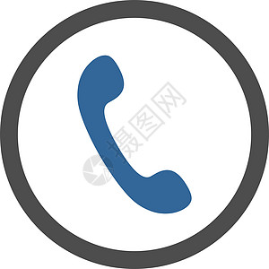 电话平板钴和灰色圆形矢量图标电话号码扬声器字形拨号戒指电讯热线电话讲话图片