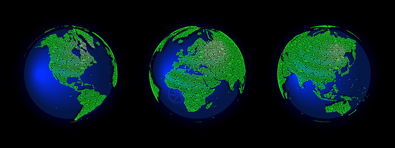 电子世界3地球背景图片