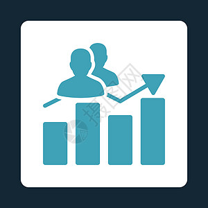 观众图图标商业数据深蓝色报告金融统计字形学习团体用户图片