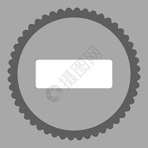 向平平暗灰色和白颜色的印章图标背景邮票垃圾海豹回收站白色证书长方形银色橡皮图片