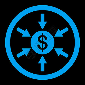 收入图标投资银行链接电子商务圆圈利润字形现金背景硬币图片