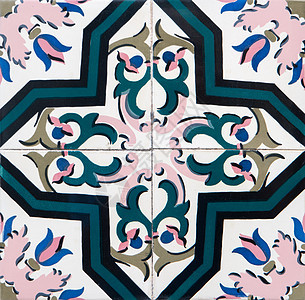 传统葡式琉璃瓦手工地面马赛克艺术家艺术几何材料几何学艺术品墙纸图片