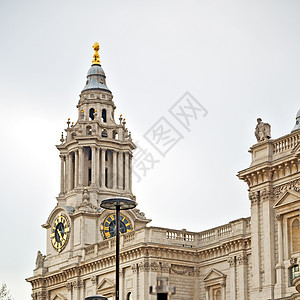 英国古老建筑和风平土的隆登圣保罗大教堂天空王国国家圆顶历史性地标信仰棕褐色建筑学纪念碑图片