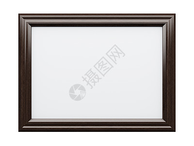 现实的图片框架孤立在白色背景上展示卡片身份盒子绘画寄宿生木板插图照片商业图片
