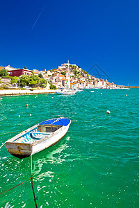 地中海城镇Sibenik视图图片