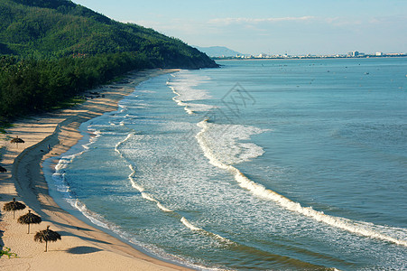 越南海滩 越南海滨 风景旅行海洋天空空气阳光国家园林环境全景游客图片