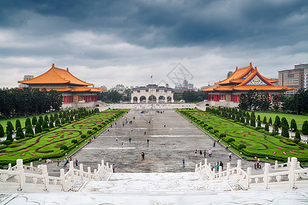 日落时的解放广场 台北 台湾建筑学都市音乐厅风光博物馆天空目的地游客运动外观图片