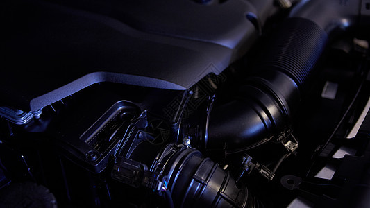 引擎特写发动机曲柄活塞车库运输驾驶维修管道力量活力图片