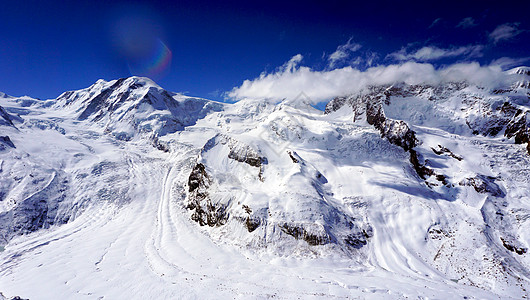 山丘视图爬坡天蓝色风景岩石观光天空晴天顶峰全景蓝色图片