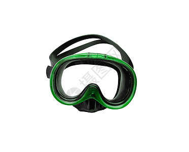 绿色潜水面罩图片