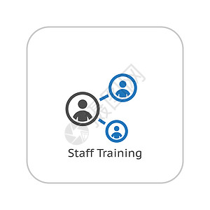 员工培训图标 经营理念 平面设计大学指尖营销教育就业教程知识专业化技术社会背景图片