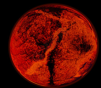 燃烧的行星或太阳 世界末日 爆炸中的行星的摘要背景橙子科学宇宙全球红色星星插图世界地球背景图片