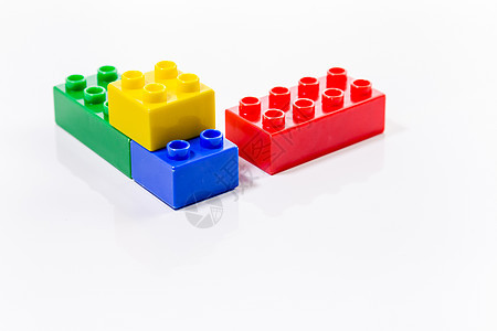 多彩塑料砖游戏童年玩具黄色白色建筑绿色团体教育孩子图片