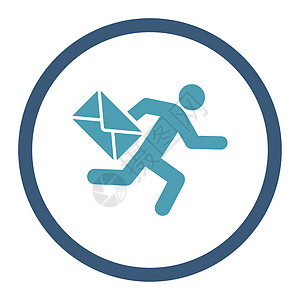 邮件信使图标地址垃圾邮件数据男性赛跑者信封电子邮件用户船运跑步图片
