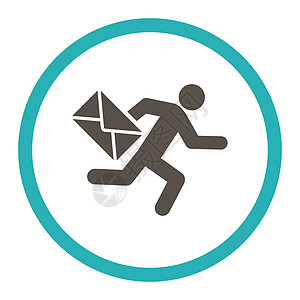 邮件信使图标赛跑者邮政用户船运男人垃圾邮件导游营销通讯跑步图片