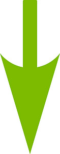 Sharp 向下箭头平板绿色绿色绿色图标图片