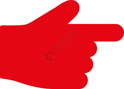 指平红颜色图标导航字形光标指针拇指手势作品手指棕榈图片