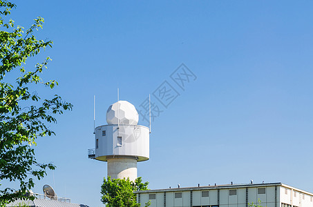 气象站天堂速度技术预报气象测量监测晴雨表天气状况高清图片