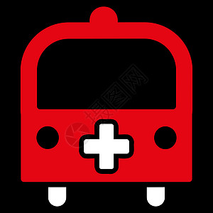 医疗巴士图标背景卡车医生旅行运输货车交通健康出租车医院图片