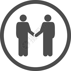 握握手图标协议社区友谊同事男性人士商务团队商业社会图片