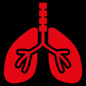 呼吸系统图标解剖学疾病气管结核外科病人支气管器官肺部背景图片