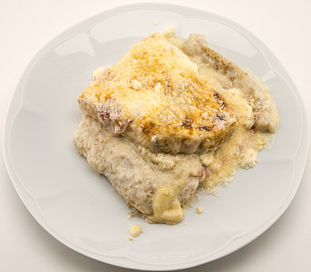 意大利吐司面包薄饼宏观沙拉面条午餐营养白色盘子美食餐厅食物图片