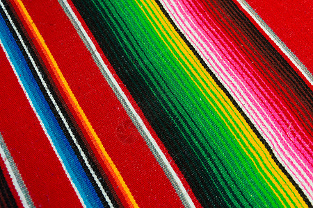 危地马拉墨西哥比索手工纺织品毯子条纹裙子时装衣柜外貌工艺衣服背景