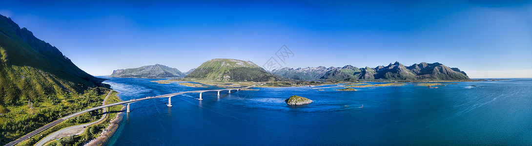 桥风景岛屿全景旅行高清图片