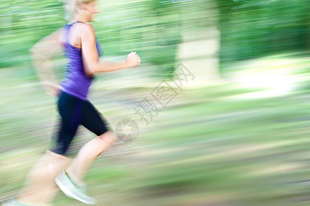 跑步健身健康成熟高清图片