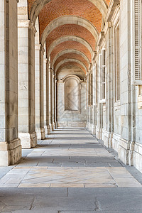 马德里宫走廊大厅正方形雕像中心艺术魅力纪念碑公园门厅城市图片