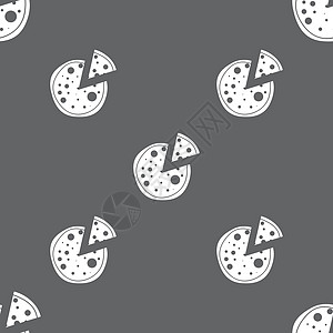 灰色背景上的无缝模式 矢量网络菜单浇头插图午餐图标食物烹饪香肠垃圾图片