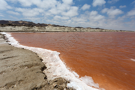 纳米比亚的盐盐矿开采工作矿业公司场地香料晴天肥料薄片培育农场图片