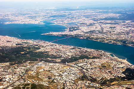 在里斯本上空查看  空中浏览照片空气航班城市天线建筑学建筑物航空图片