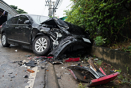 车祸城市碰撞汽车维修车辆安全金属身体车轮保险背景图片