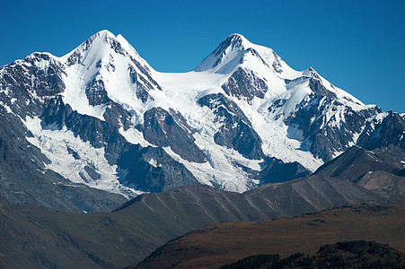 山高度天空全景运动蓝色首脑风景冒险登山高山图片