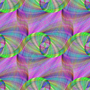 计算机生成的螺旋折形模式图片