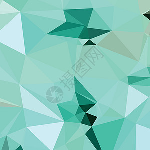 加勒比绿色摘要 低多边形背景测量三角像素化折纸三角形多面体马赛克图片