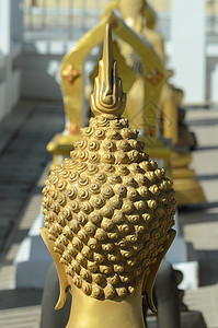 Buddha雕像场所宗教金子寺庙背景图片