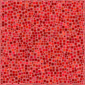 红色方形马赛克图案背景图片