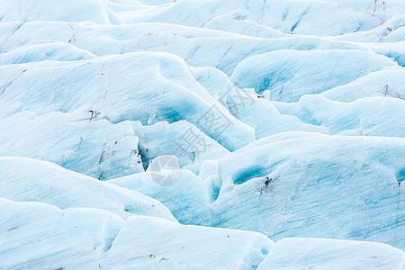 Svinafell冰川冰岛冰山火山地热旅游公园国家环境总站生态蓝色图片