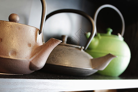 中国茶壶饮料杯子背景图片