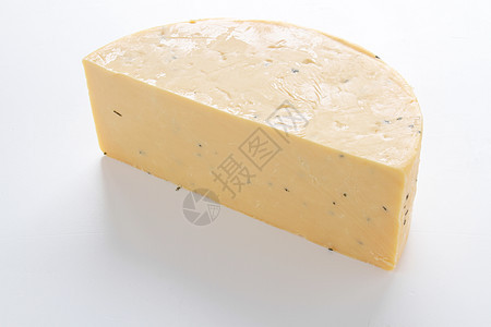 干酪手工艺人食品白色圆形奶制品背景图片