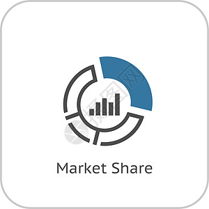 市场份额图标 经营理念 平面设计数据成就公司利润日程投资营销预报金融报告图片