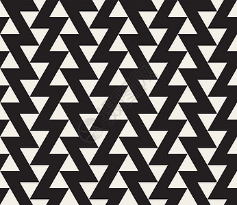无矢量接缝黑白几何三角形 ZigZag 线梯度图片