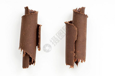巧克力卷曲食物甜点卷发团体背景图片