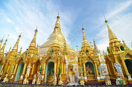 Shwedagon 塔寺 仰光的Landmark高清图片