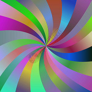 抽象的彩色螺旋射线设计背景图片