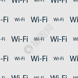 无线网络图标 无缝抽象背景和几何形状 等离子图示 W互联网令牌徽章艺术标签网站插图海豹按钮信号背景图片